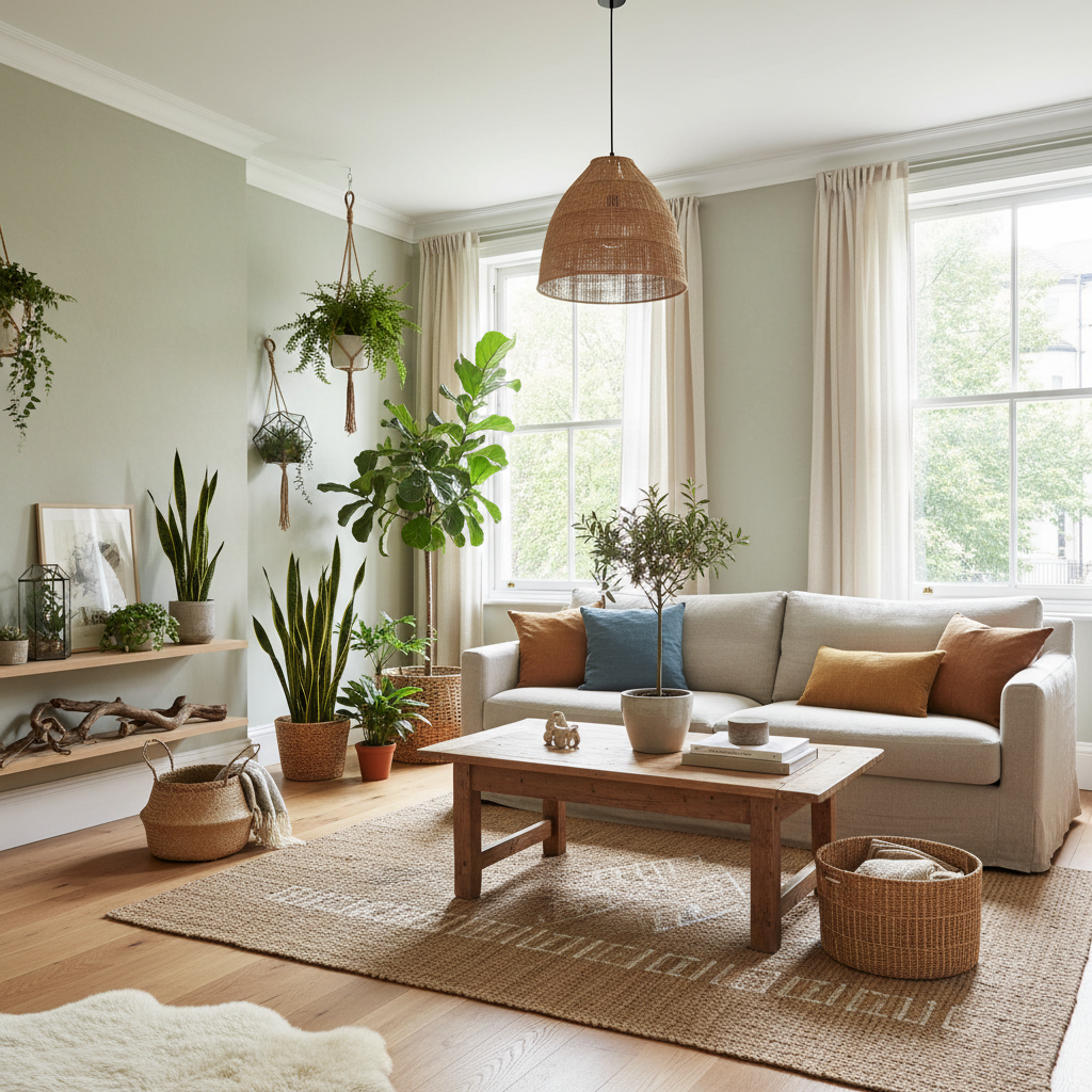Luxury interior featuring sustainable low-VOC paint finishes in a London townhouse - The Painters London