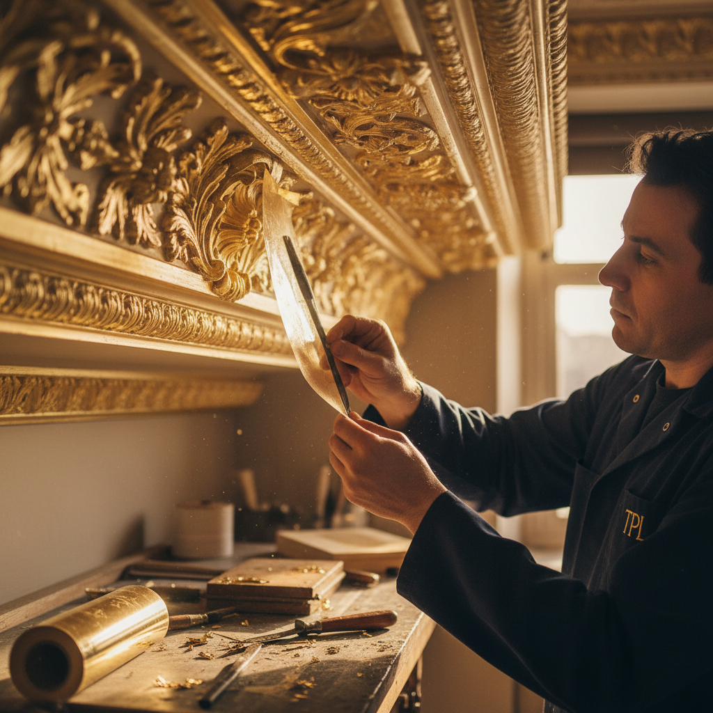 Gold Leaf Gilding: Traditional vs Modern Techniques - The Painters London blog