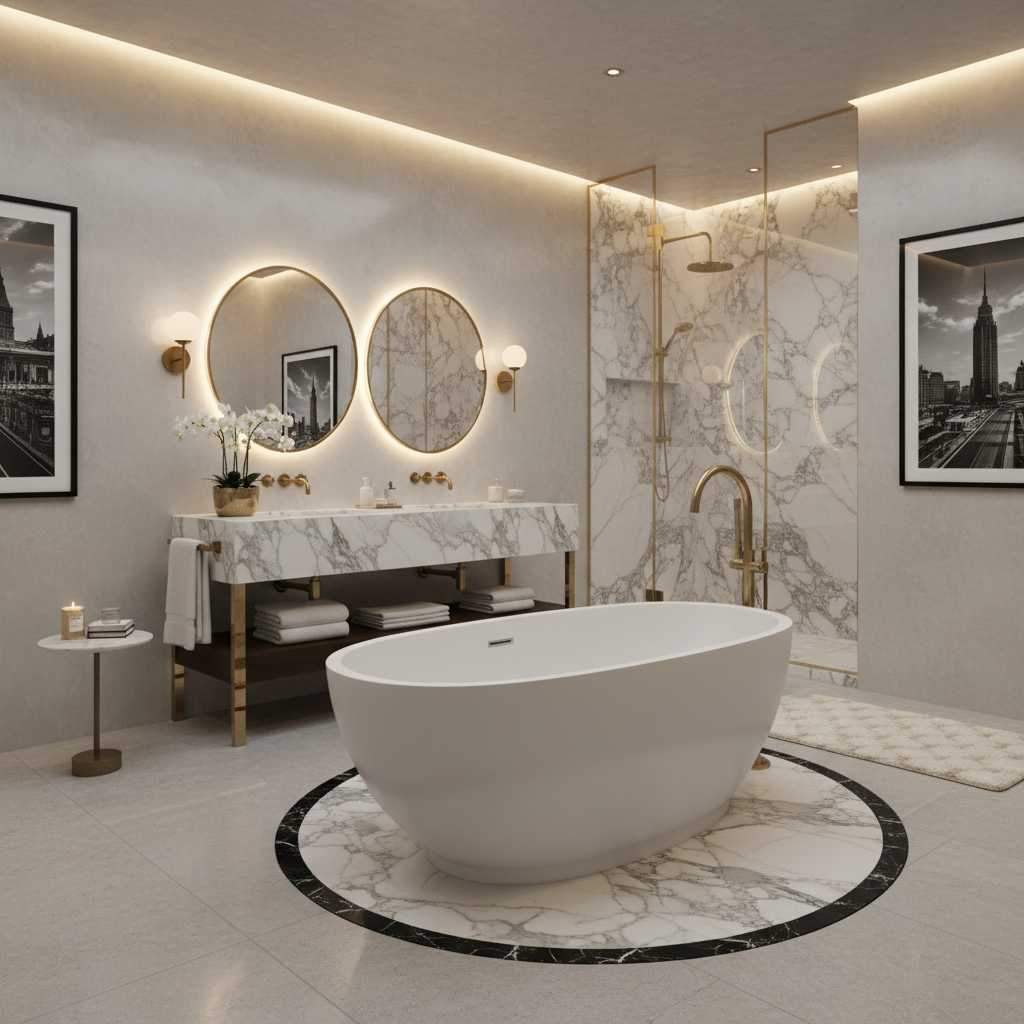 A detailed close-up of Marmorino and Stucco Veneziano textures - The Painters London