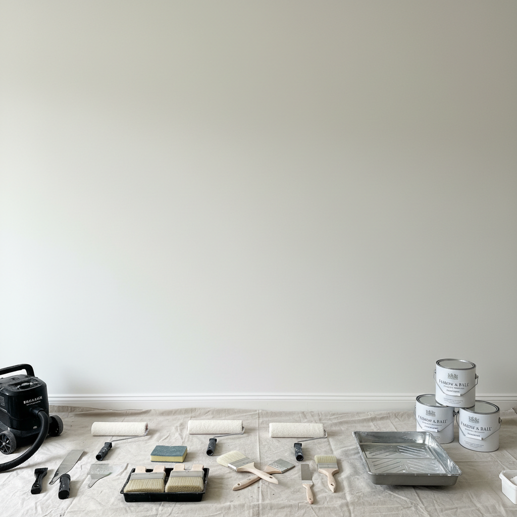 Meticulous surface sanding and masking by professional painters - The Painters London
